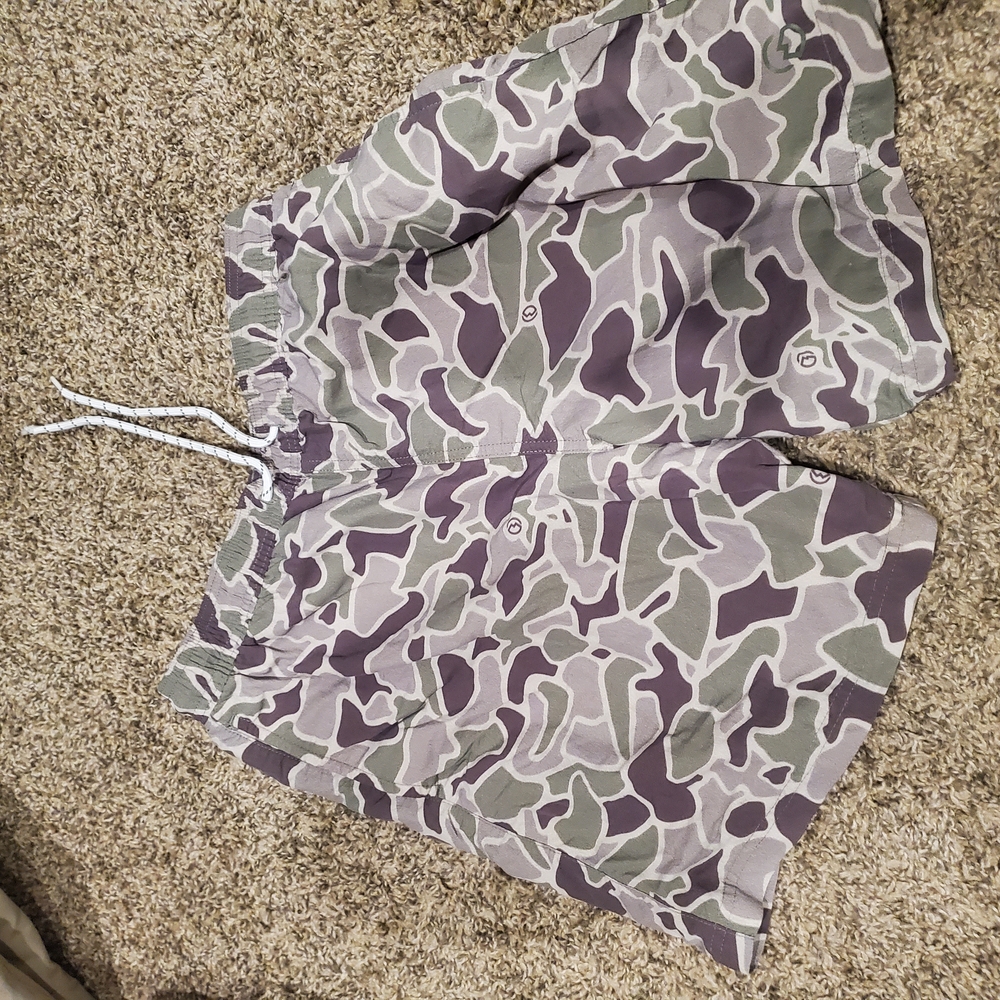 Camouflage Patterned Shorts